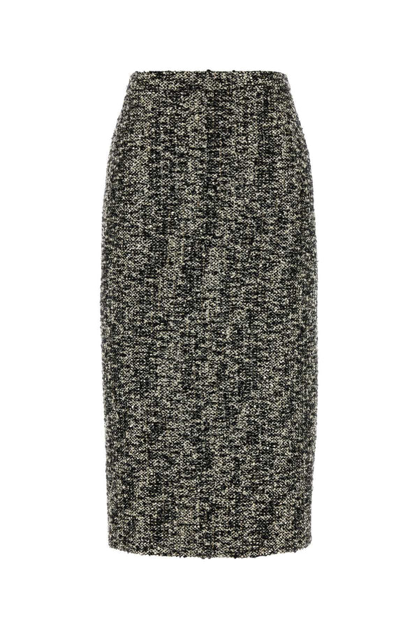 Gucci Bouclé tweed skirt in multicolor