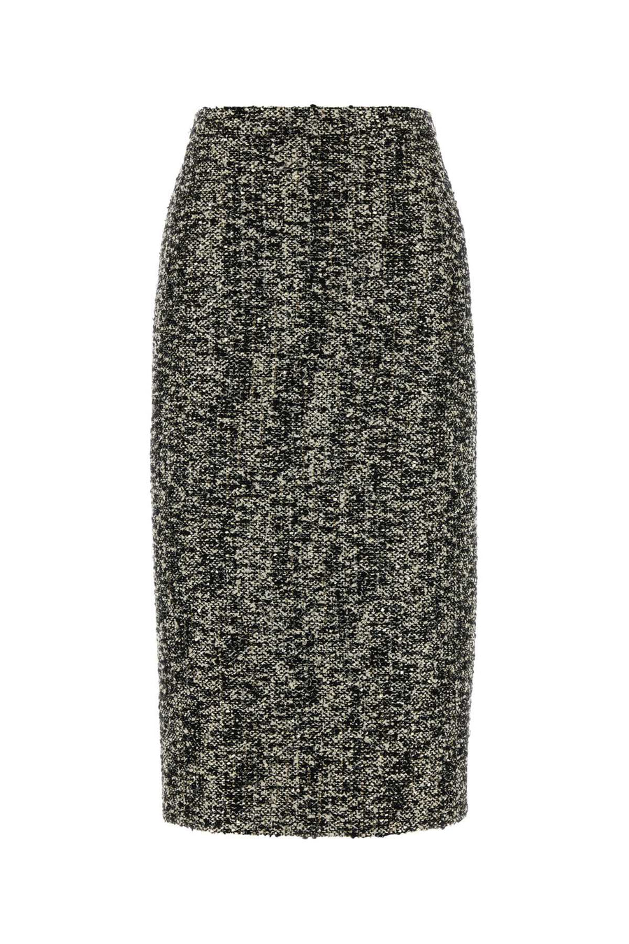 Gucci Bouclé tweed skirt in multicolor