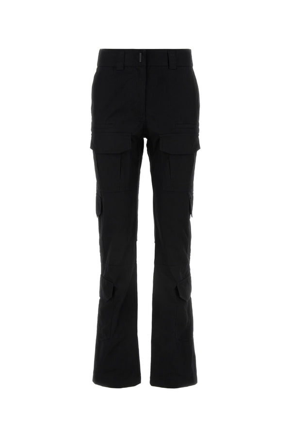 Givenchy 100% Cotton cargo pants in black