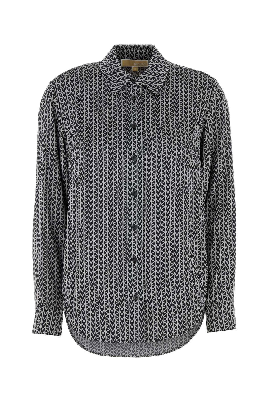 Michael By Michael Kors Tops 84% recycled polyester shirt in gray