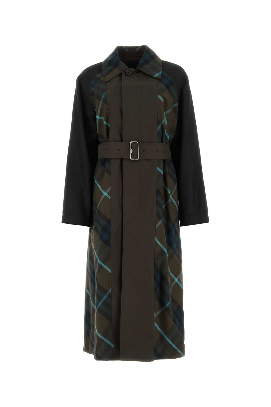 Burberry Exterior: 100% Cotton trench coat in brown