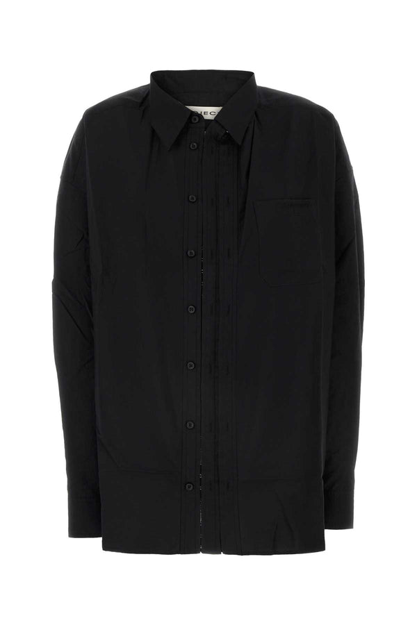 Y Project Hook 87% Organic cotton shirt in black