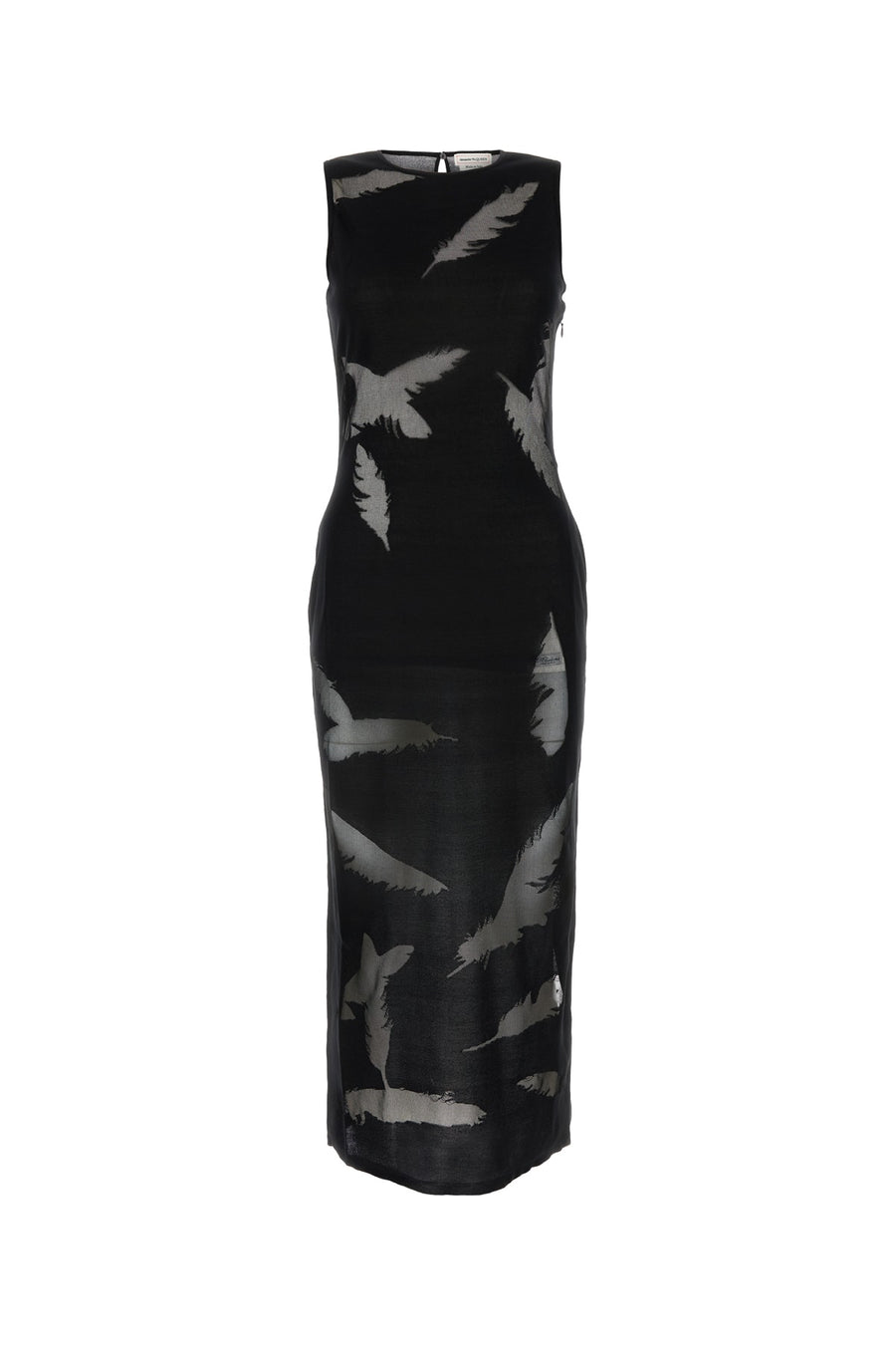 Alexander McQueen Polyester dress in black