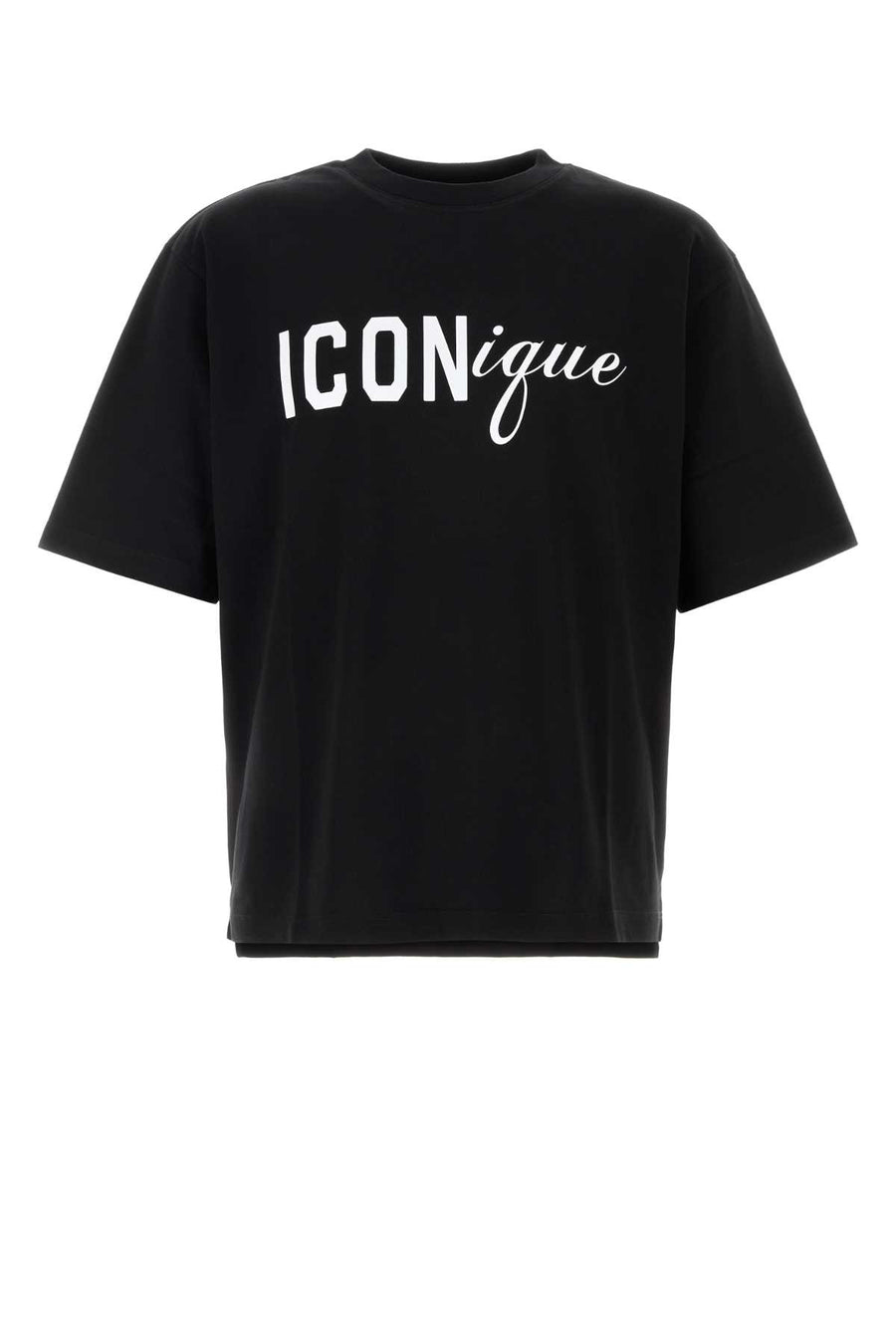 Dsquared2 Loose 100% Cotton t-shirt in black