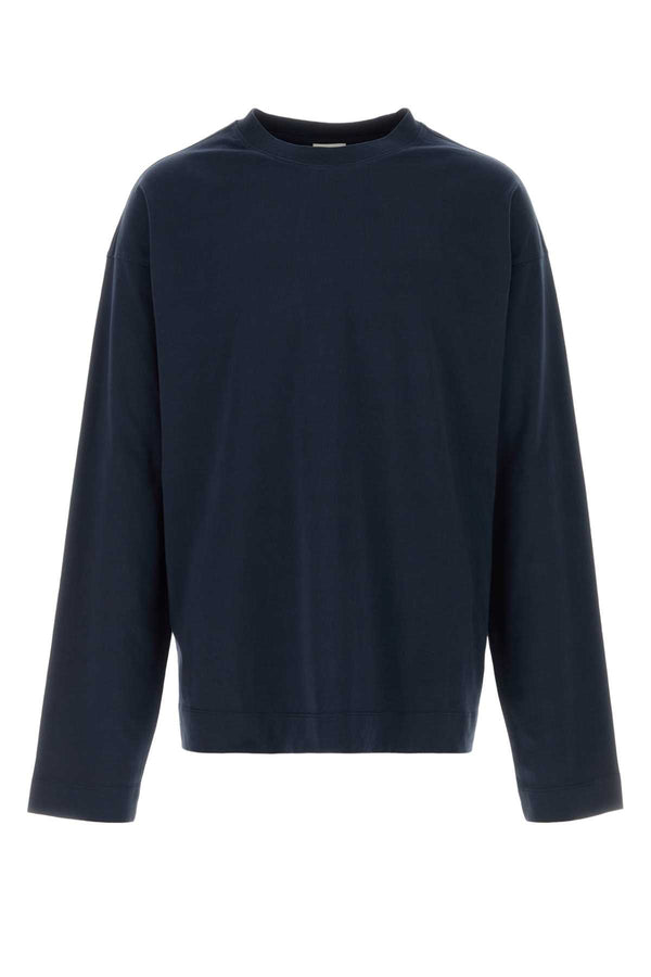 Dries Van Noten 100% Cotton sweatshirt in navy