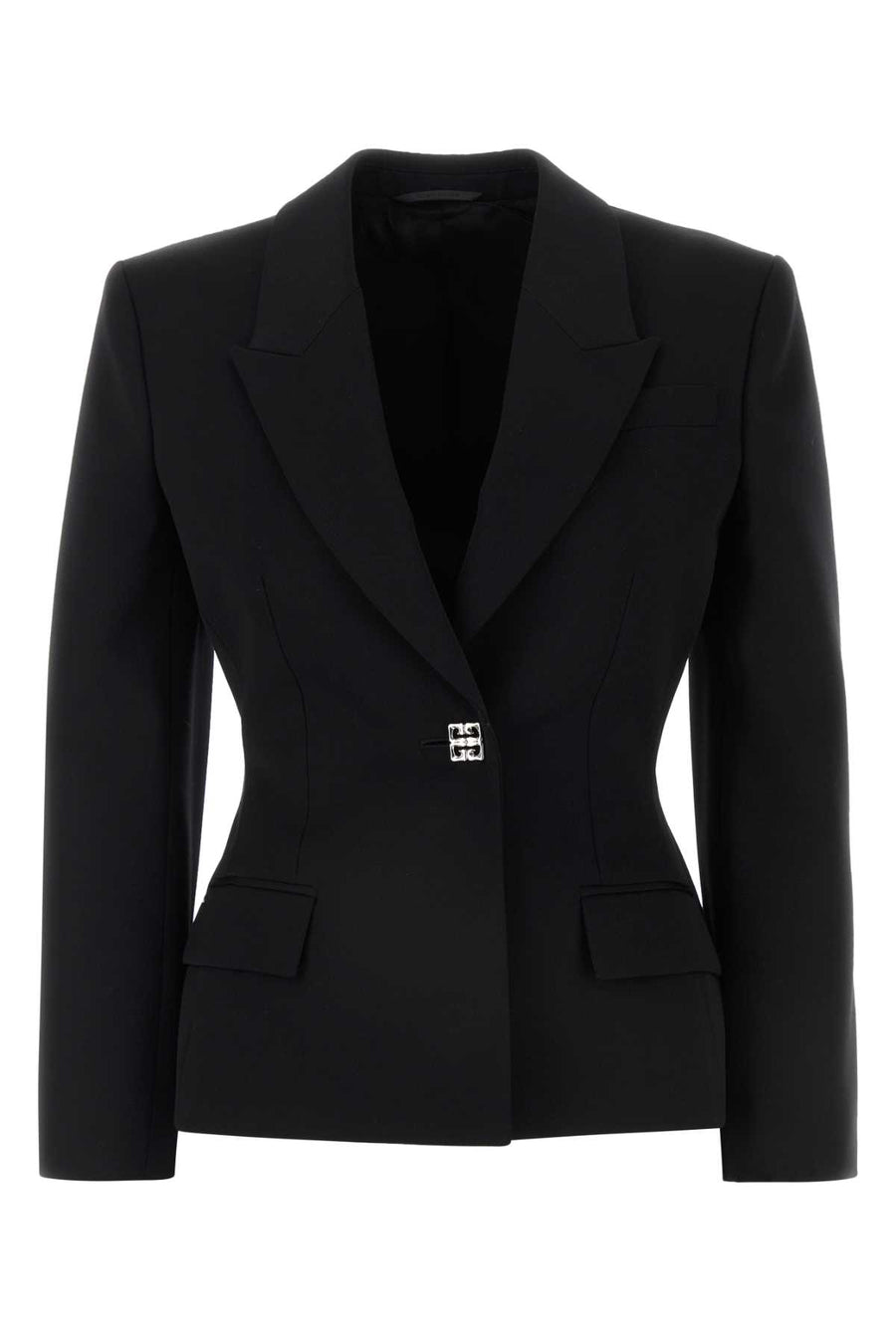 Givenchy Exterior: 100% Wool blazer in black