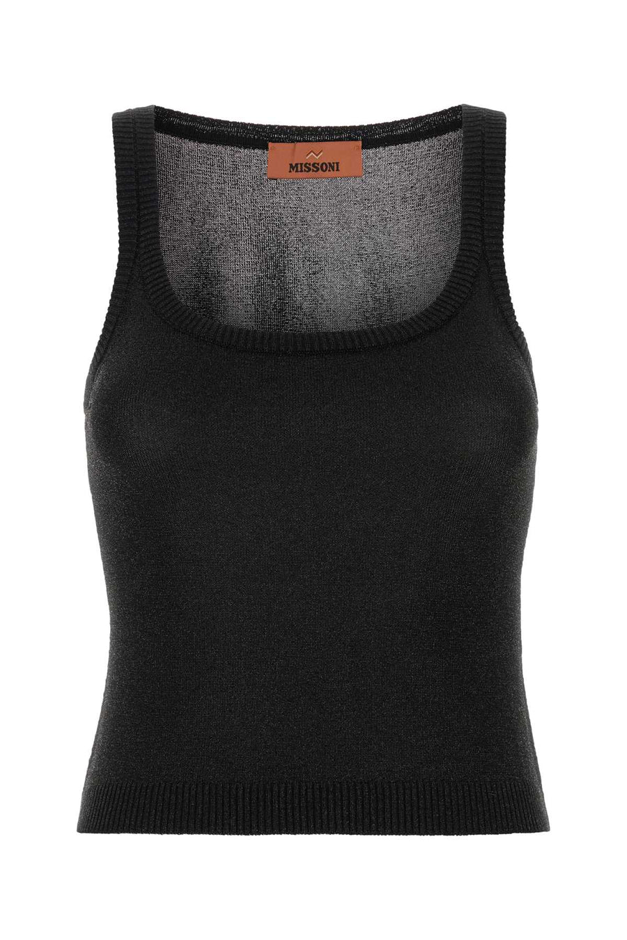 Missoni 88% Viscose tank top in black