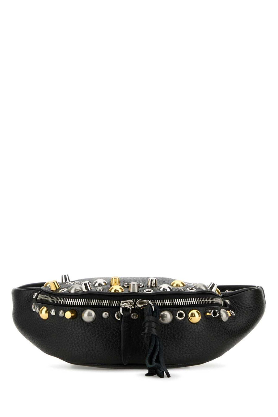 Valentino Garavani Satchel Exterior: 100% Calf belt bag in black