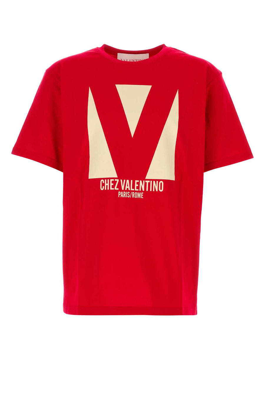 Valentino Garavani Chez 100% Cotton t-shirt in red
