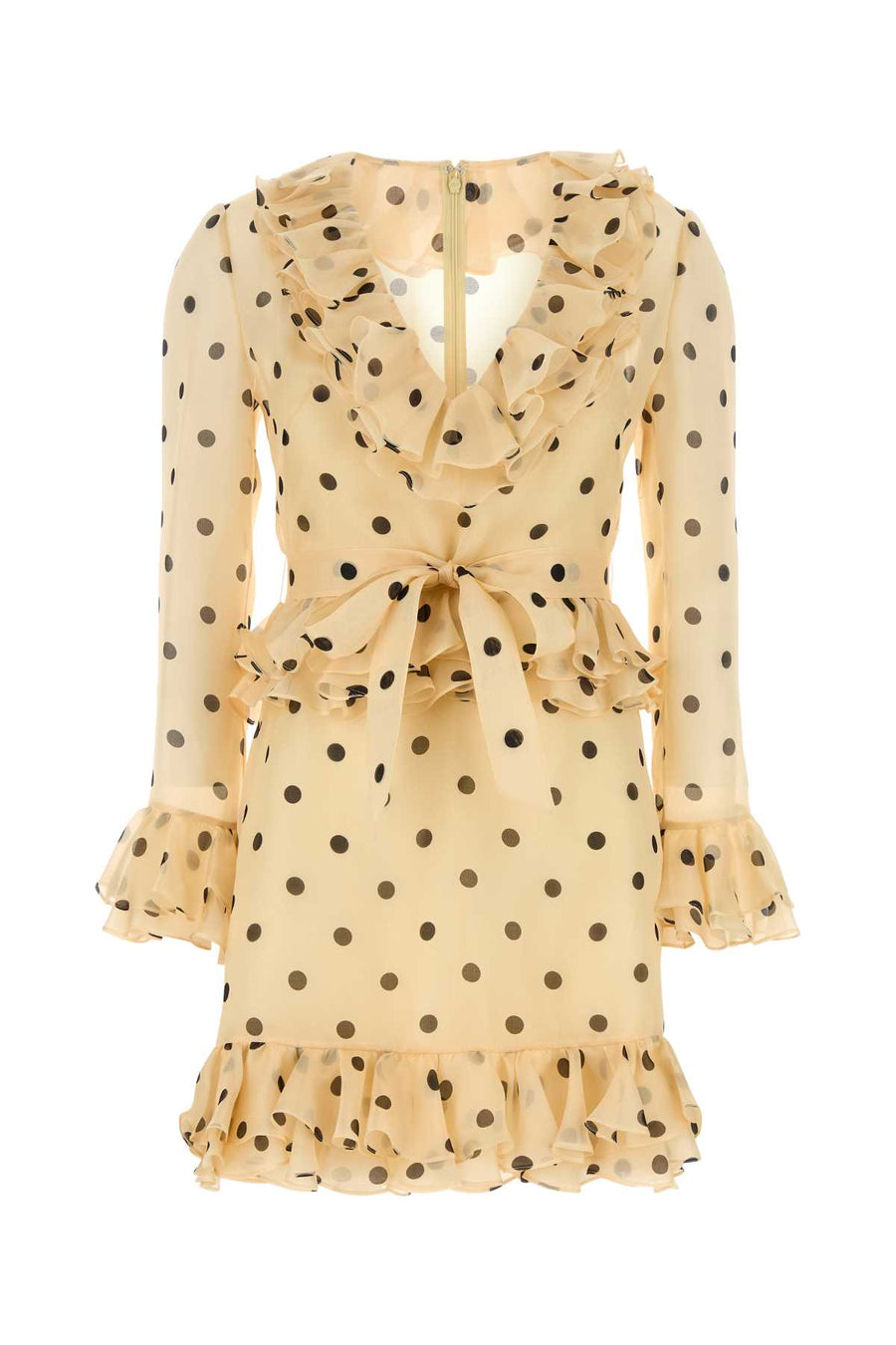 Valentino Garavani Exterior: 100% Silk; Lining: 100% Silk dress in beige