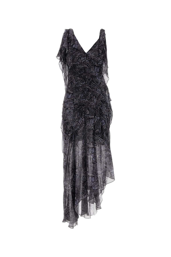 Isabel Marant Exterior: 100% Silk dress in black