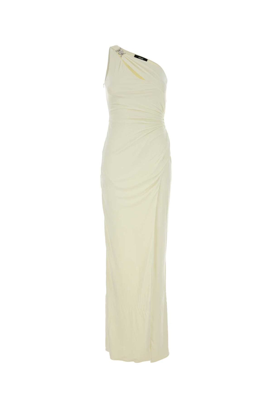 Versace Exterior: 100% Viscose dress in beige