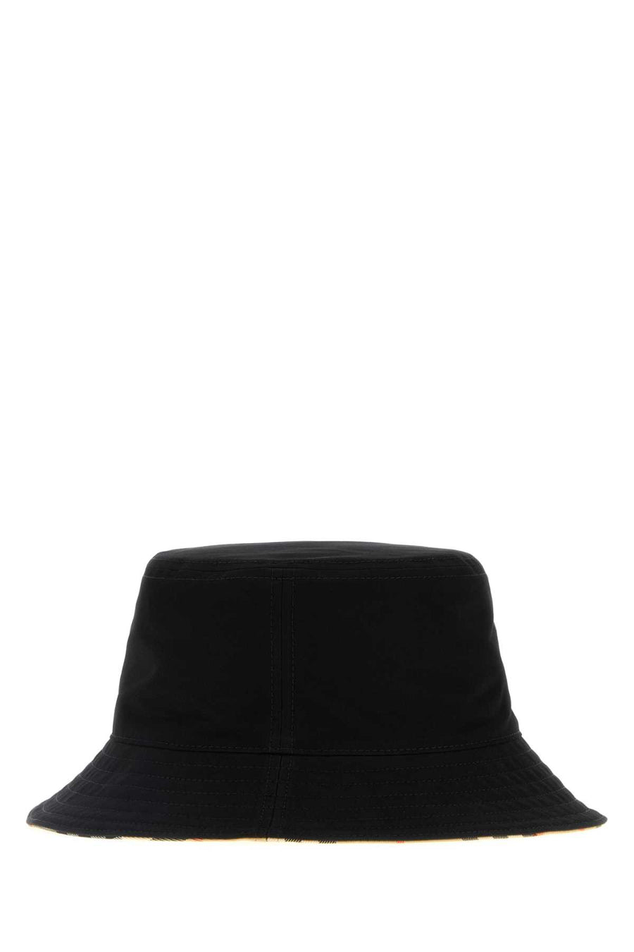 Burberry Gabardine 100% cotton bucket hat in black