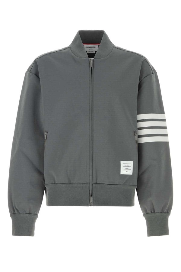 Thom Browne 73% Viscose jacket in gray