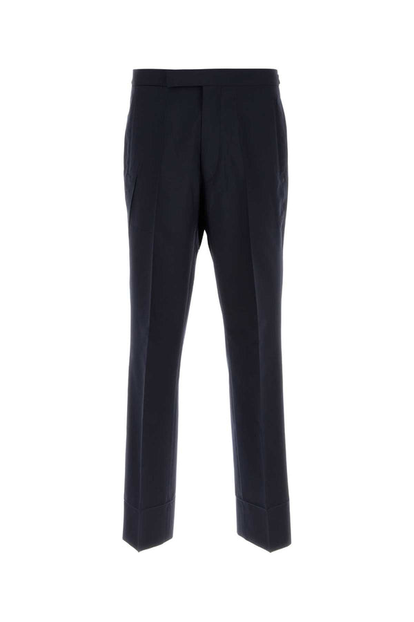 Prada 75% Virgin wool trousers in navy