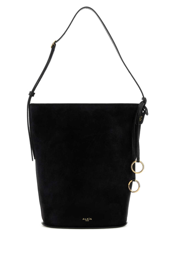 Black Suede Bucket Bag Noir Borse A Secchiello