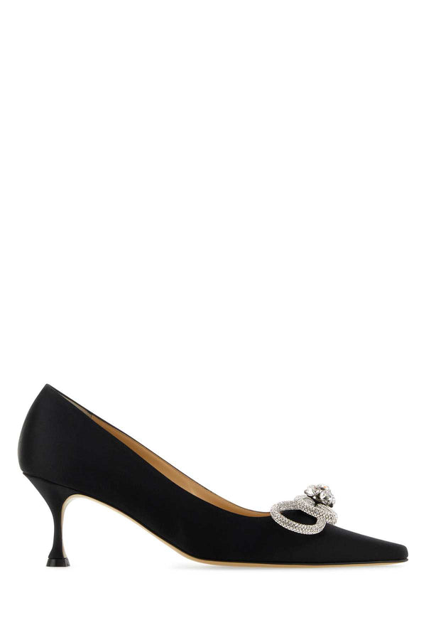 Mach&Mach Tacco Exterior: 100% Fabric; Interior: 100% Leather; Sole: Leather pump in black