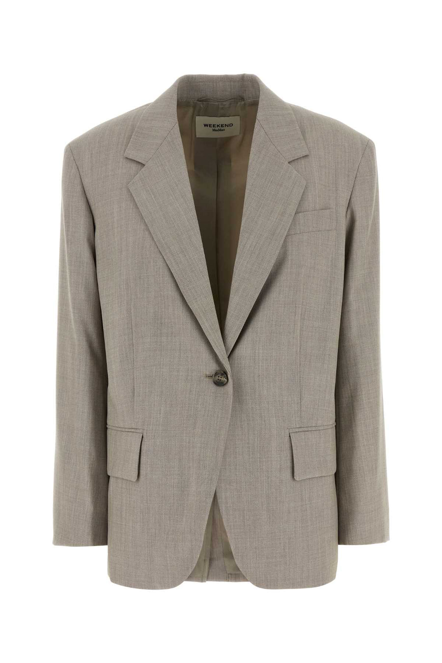 Weekend Monopetto Exterior: 100% Virgin wool; Lining: 50% Acetate 50% Viscose blazer in beige