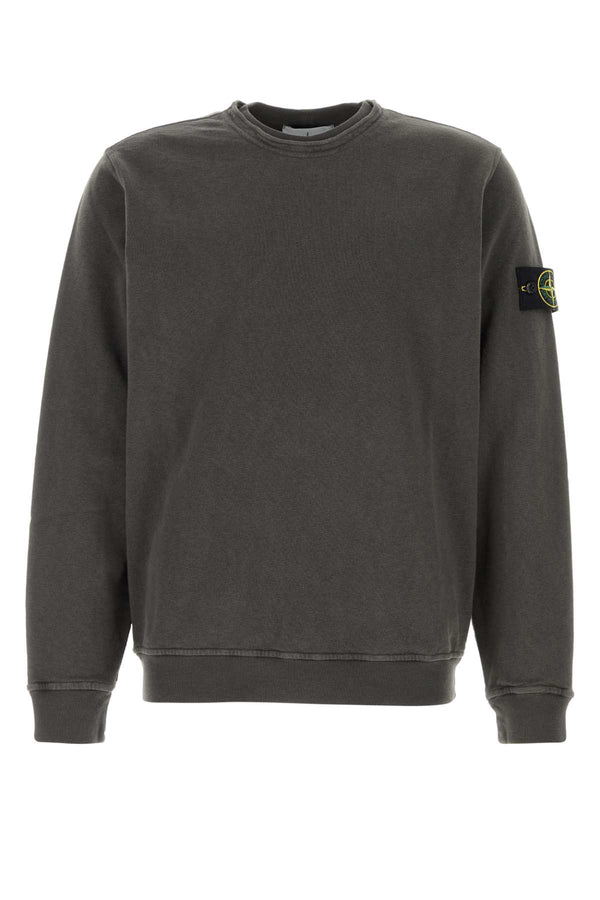 Stone Island 100% Cotton sweatshirt in gray