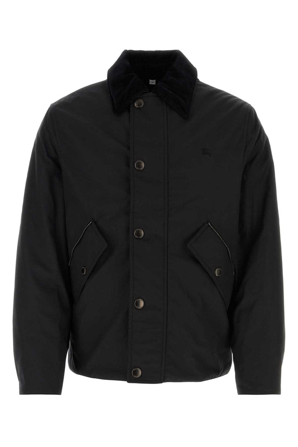 Burberry 100% cotton jacket in black