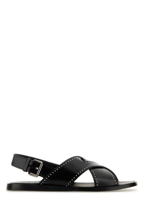 Church'S Exterior: 100% Leather sandal in black