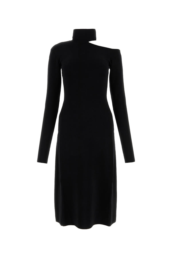 Ferragamo Nero Wool dress in black