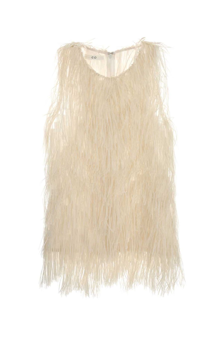 Italist Back Exterior: 51% Nylon tank top in beige