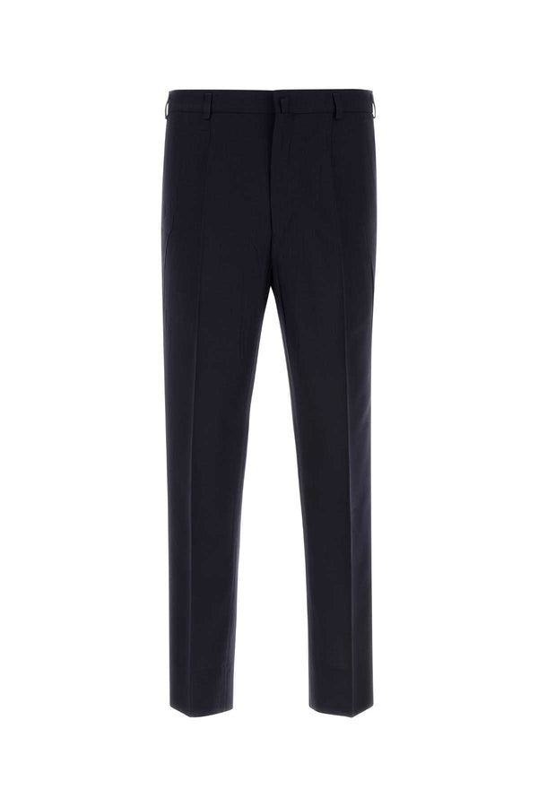 Prada 100% Virgin wool trousers in navy