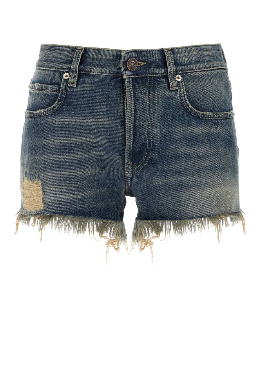Balenciaga Shorts 100% Cotton denim shorts in blue