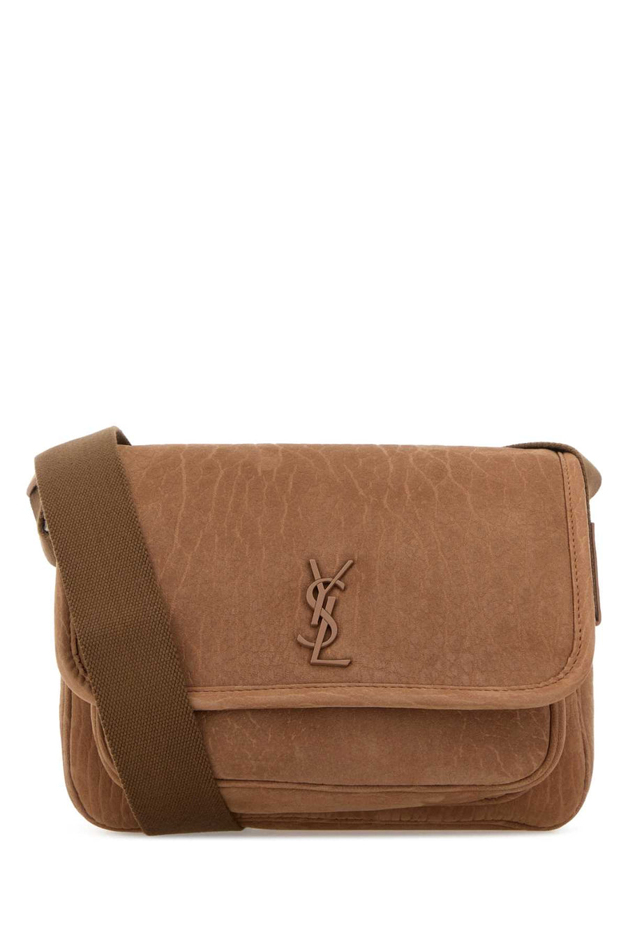 Saint Laurent Niki Suede shoulder bag in beige