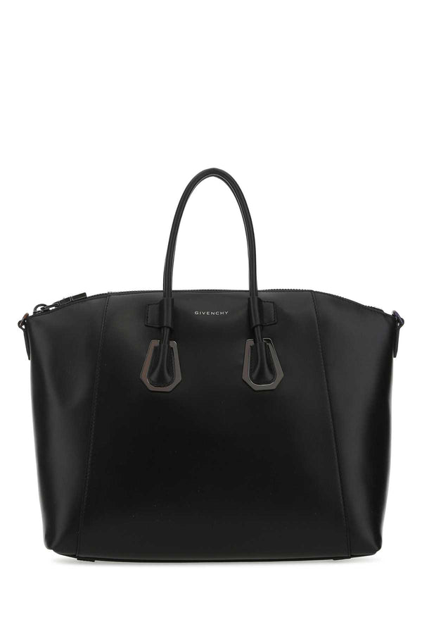 Givenchy Exterior: 100% Calf tote bag in black