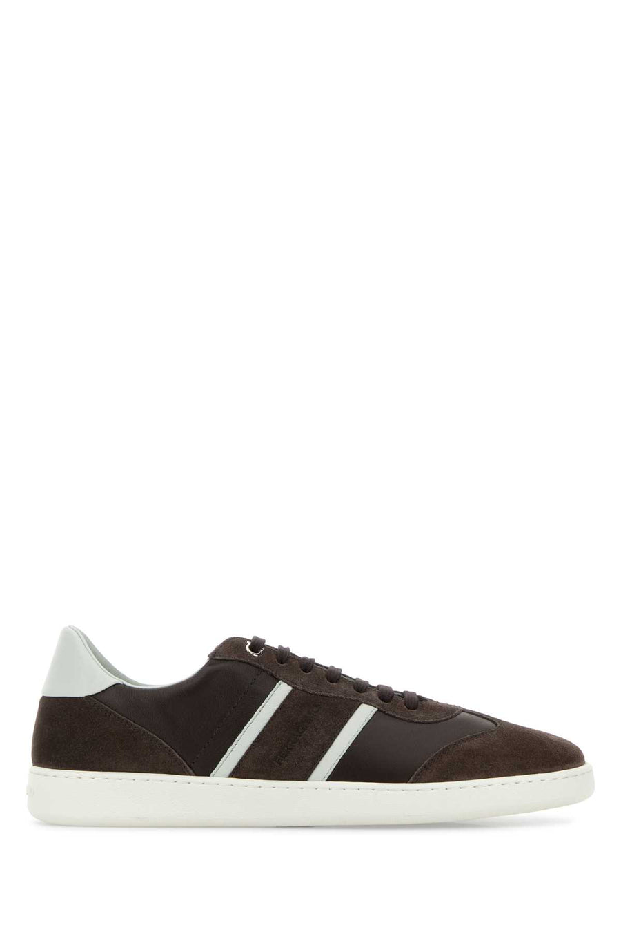 Ferragamo Tmorostoblu Exterior: 100% Suede sneaker in brown