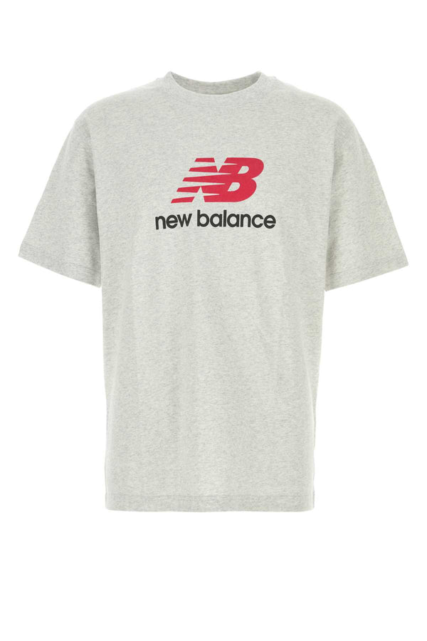 New Balance Logo 100% Cotton t-shirt in gray