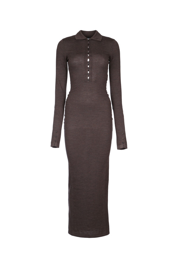 Jacquemus Trench Wool trench coat in brown