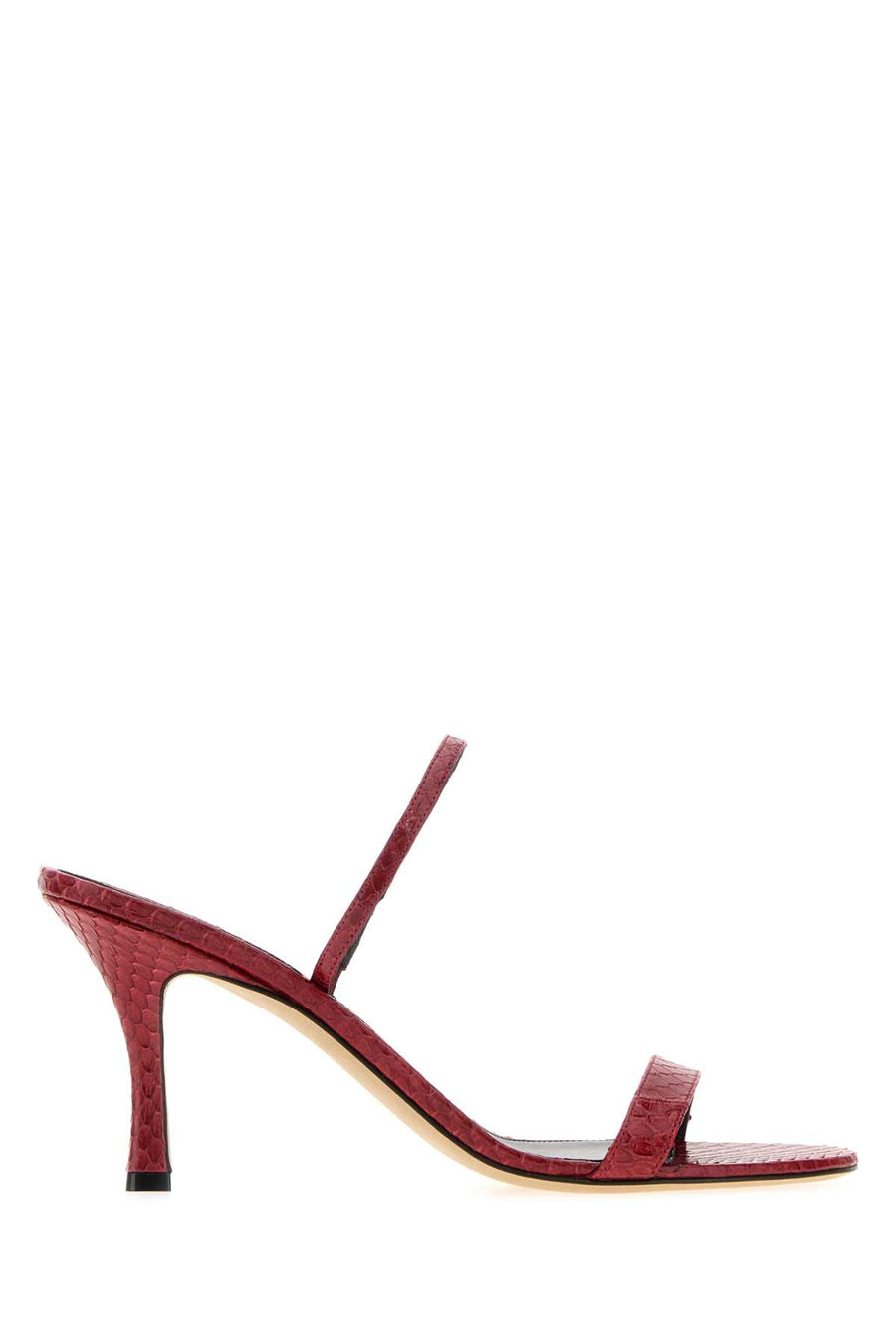 The Row Slingback Exterior: 100% Leather heeled sandal in red