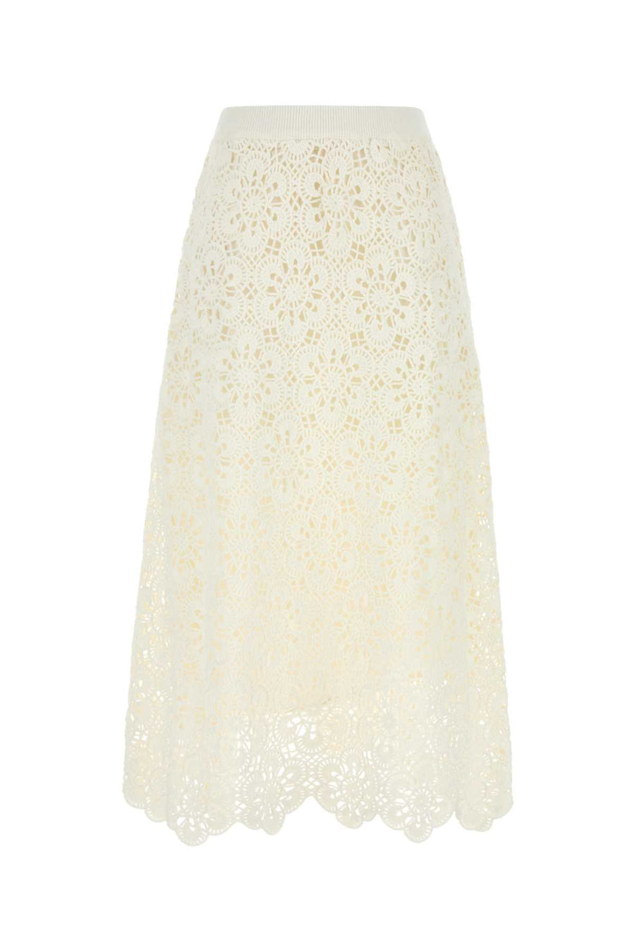 Farm Rio Flower Exterior: 60% Cotton skirt in white
