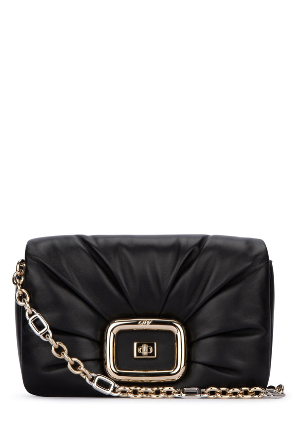 Roger Vivier Nappa leather shoulder bag in black