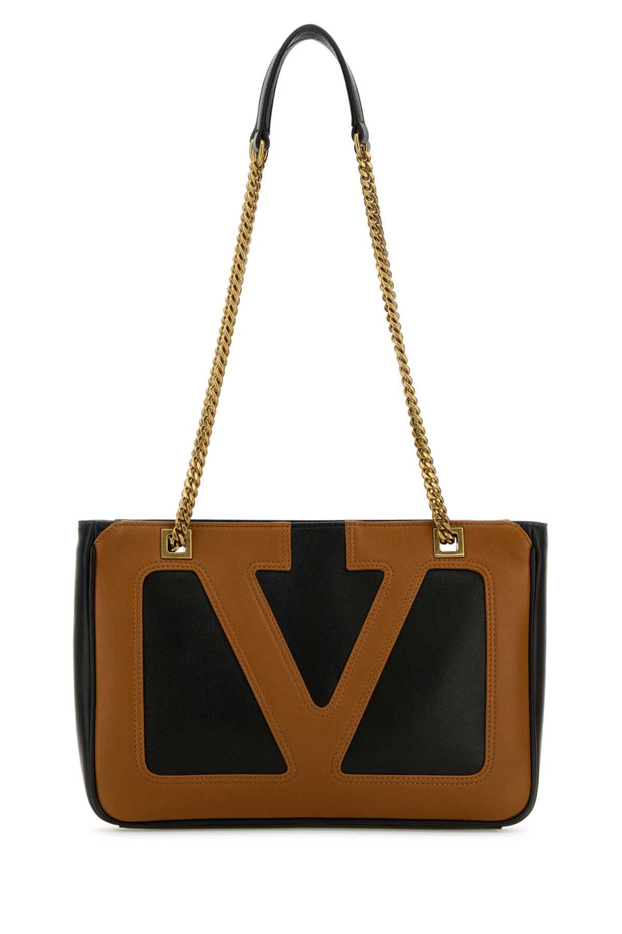 Valentino Garavani Tote Lambskin leather shoulder bag in black