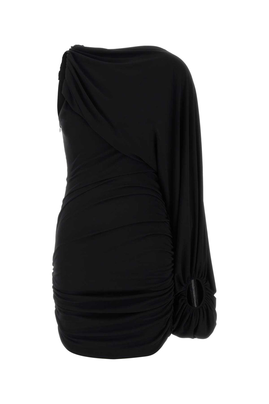 The Andamane Shoulder 94% Polyester 6% Elastane dress in black