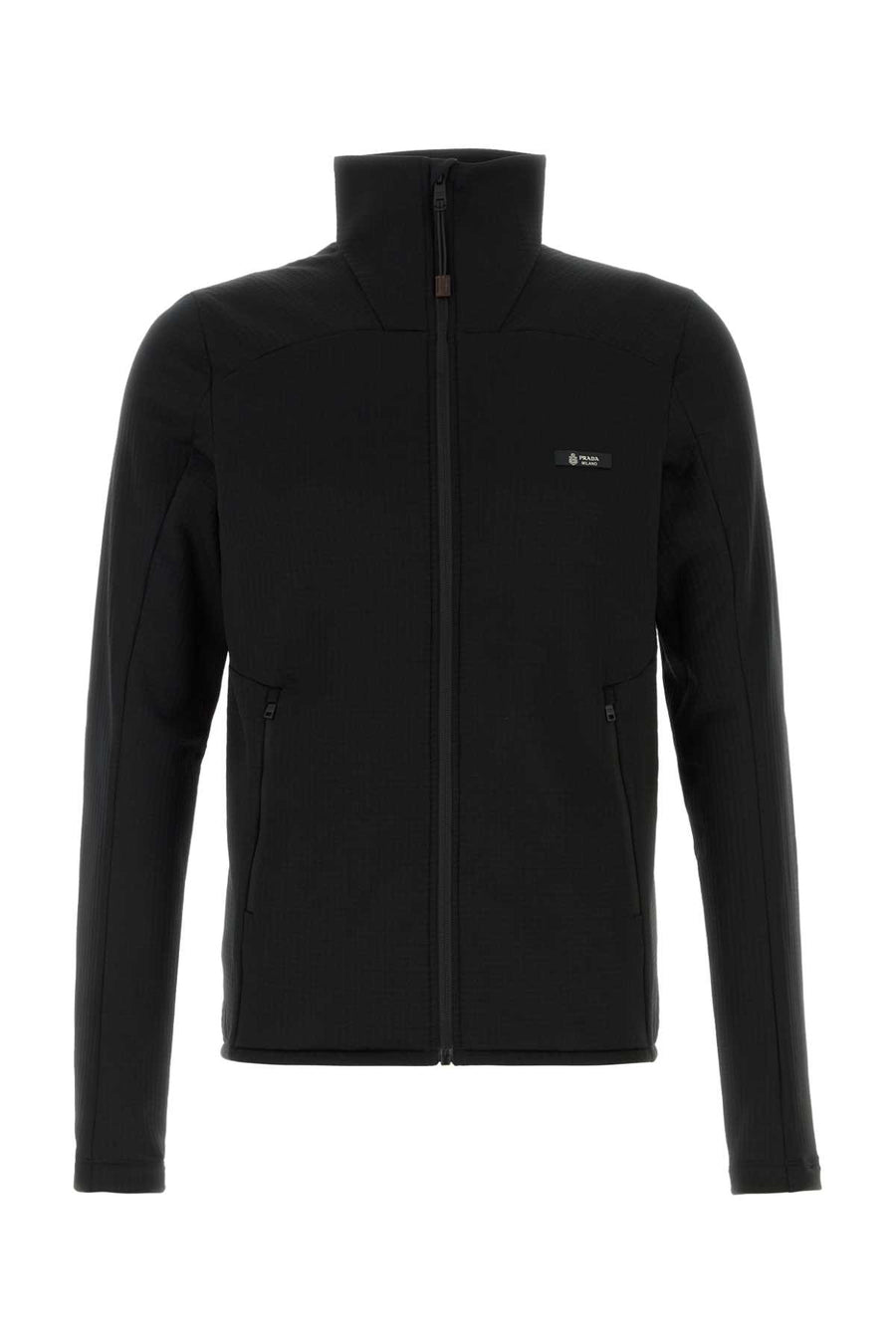 Prada 91% Polyester sweatshirt in black