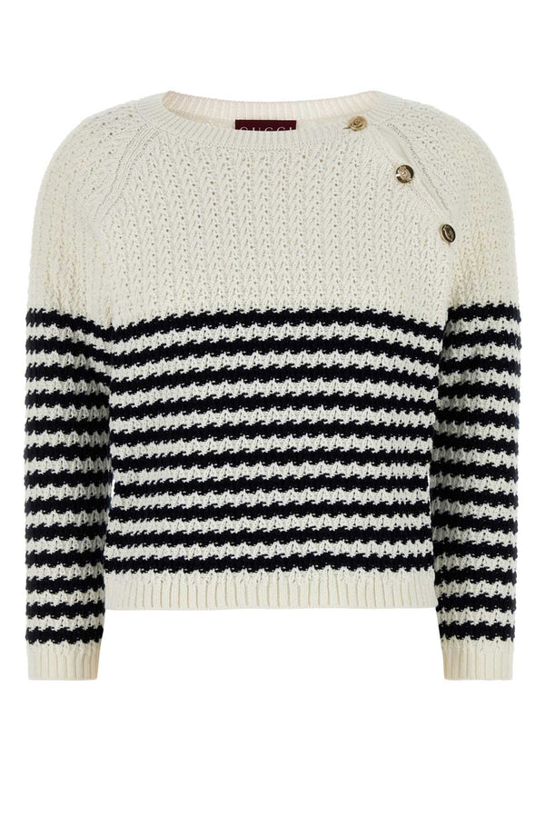 Gucci 100% Cotton sweater in white