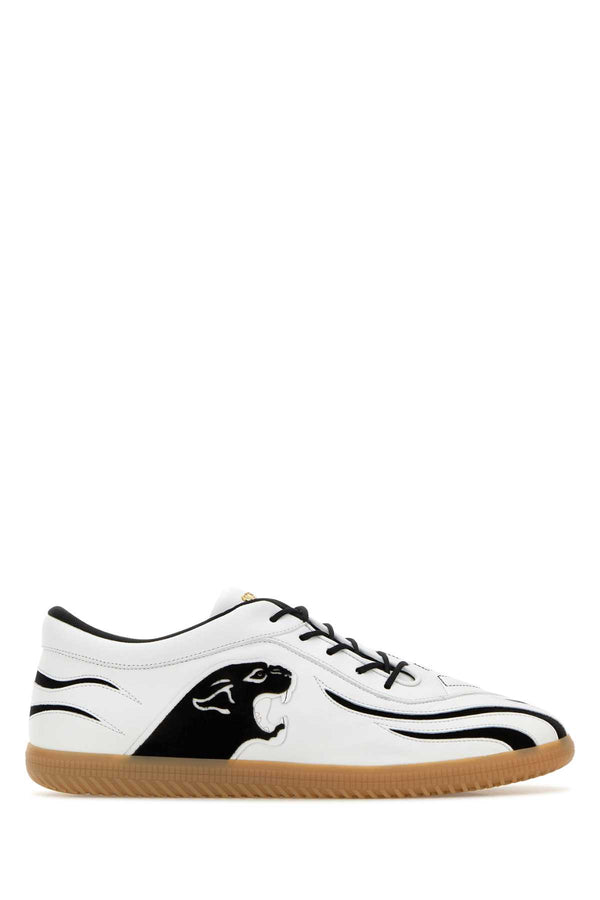 Valentino Garavani Valentino Splicalf leather - Bos taurus sneakers in white
