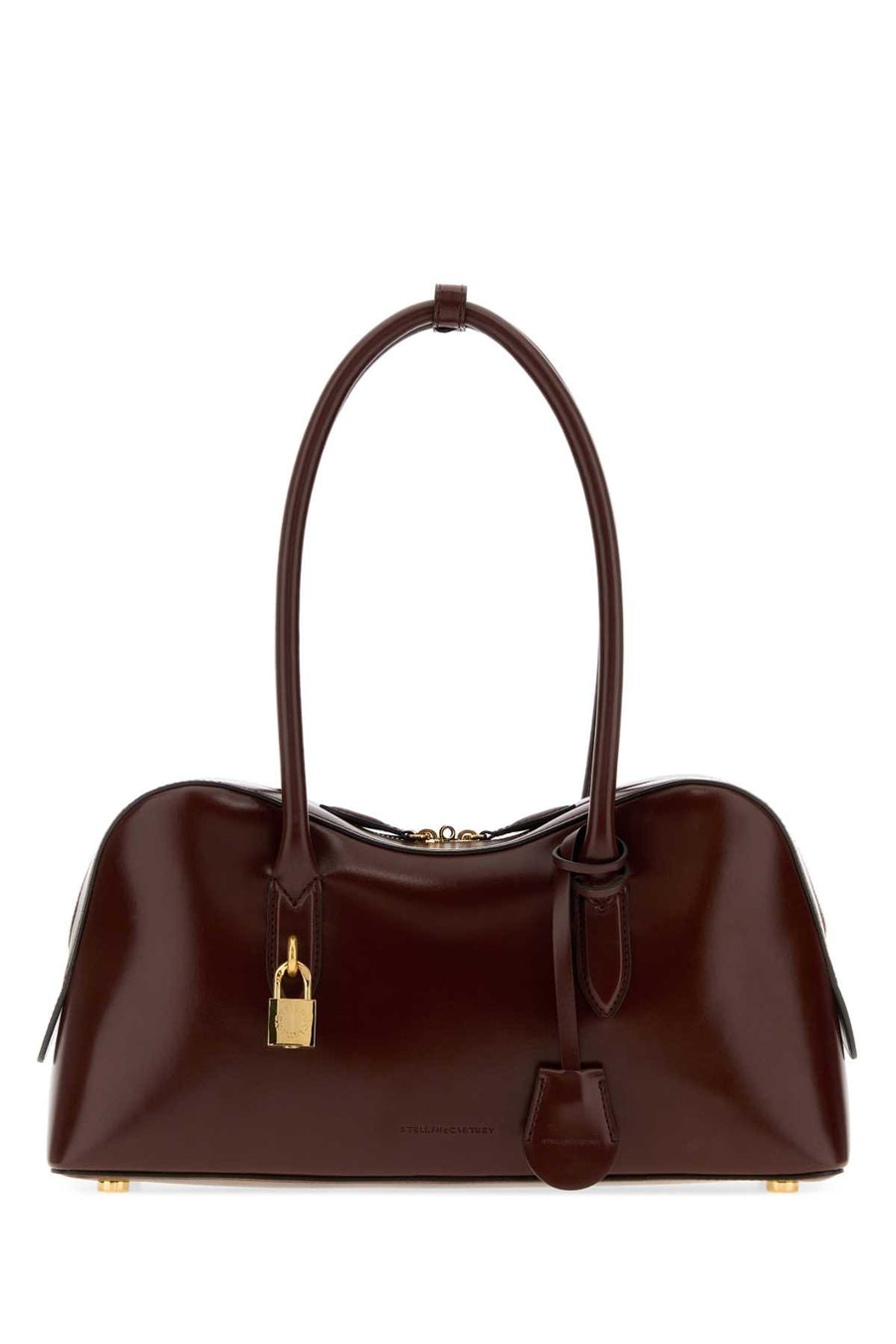 Stella McCartney Exterior: 100% Fabric shoulder bag in mahogany