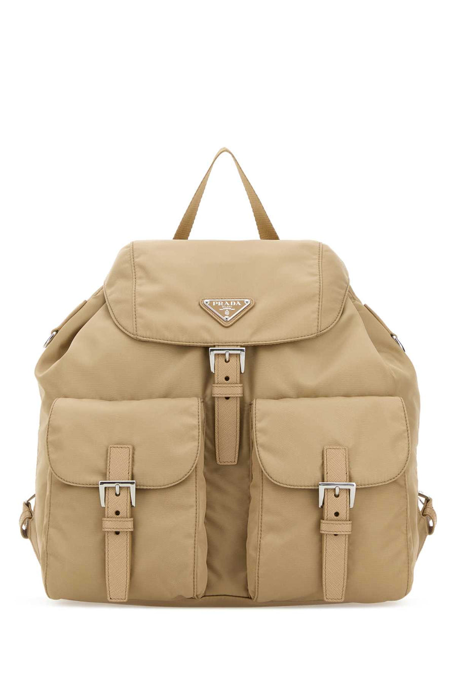 Prada Exterior: 100% Fabric backpack in beige