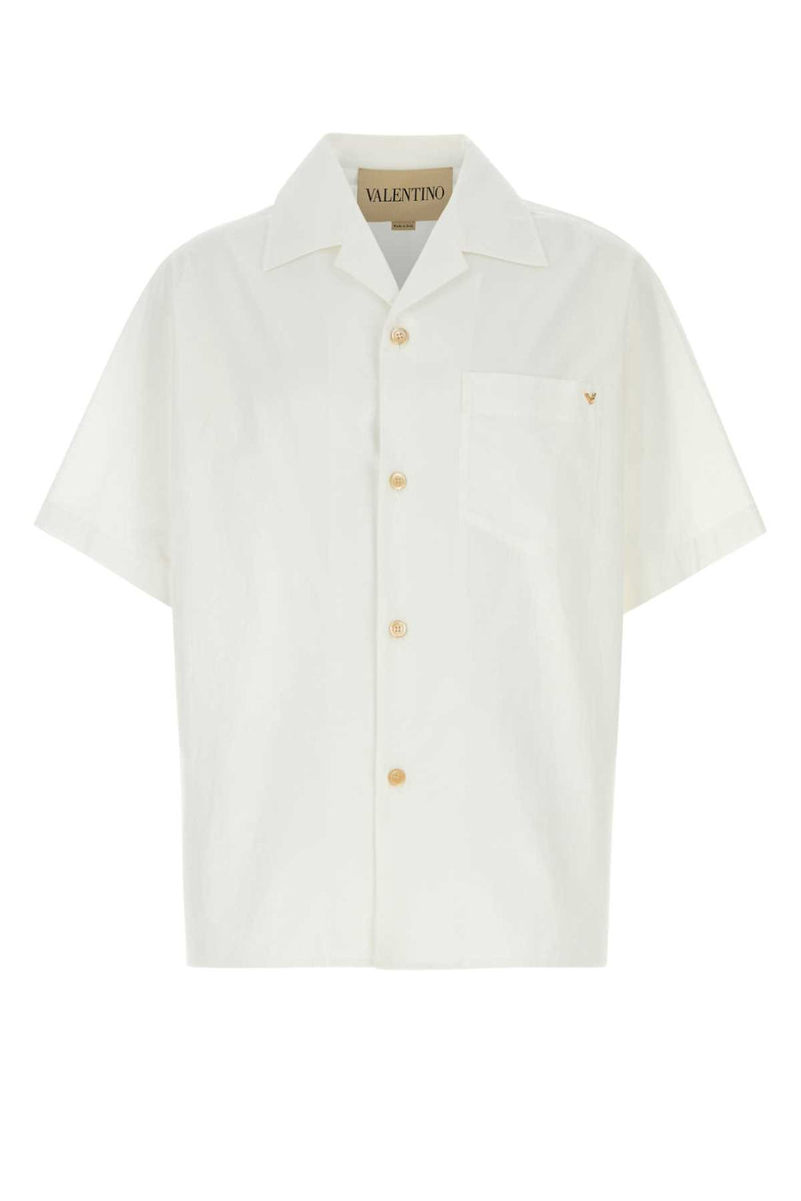 Valentino Garavani Maniche 100% Cotton shirt in white