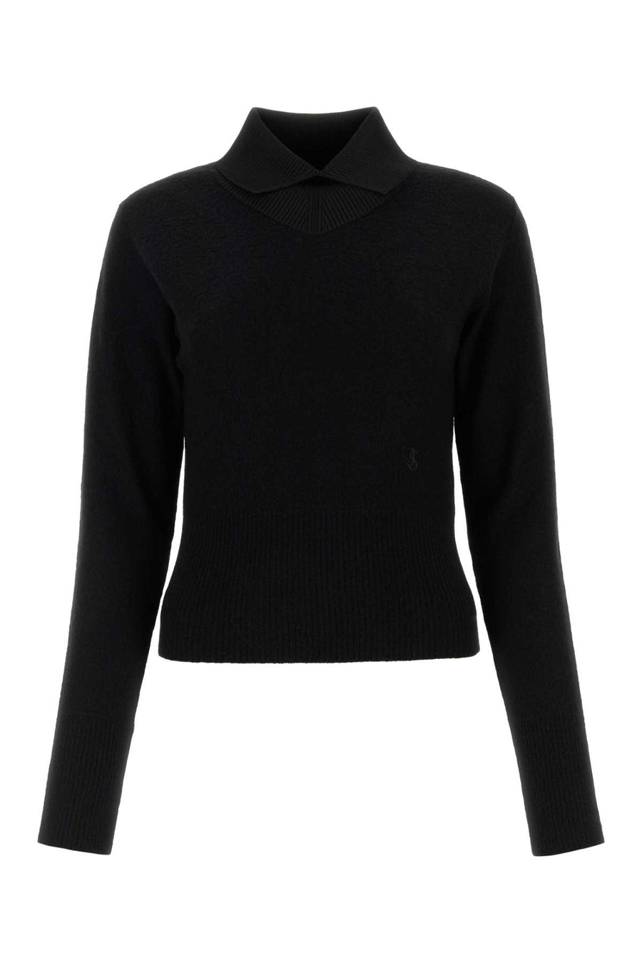 Jil Sander 80% Wool sweater in black