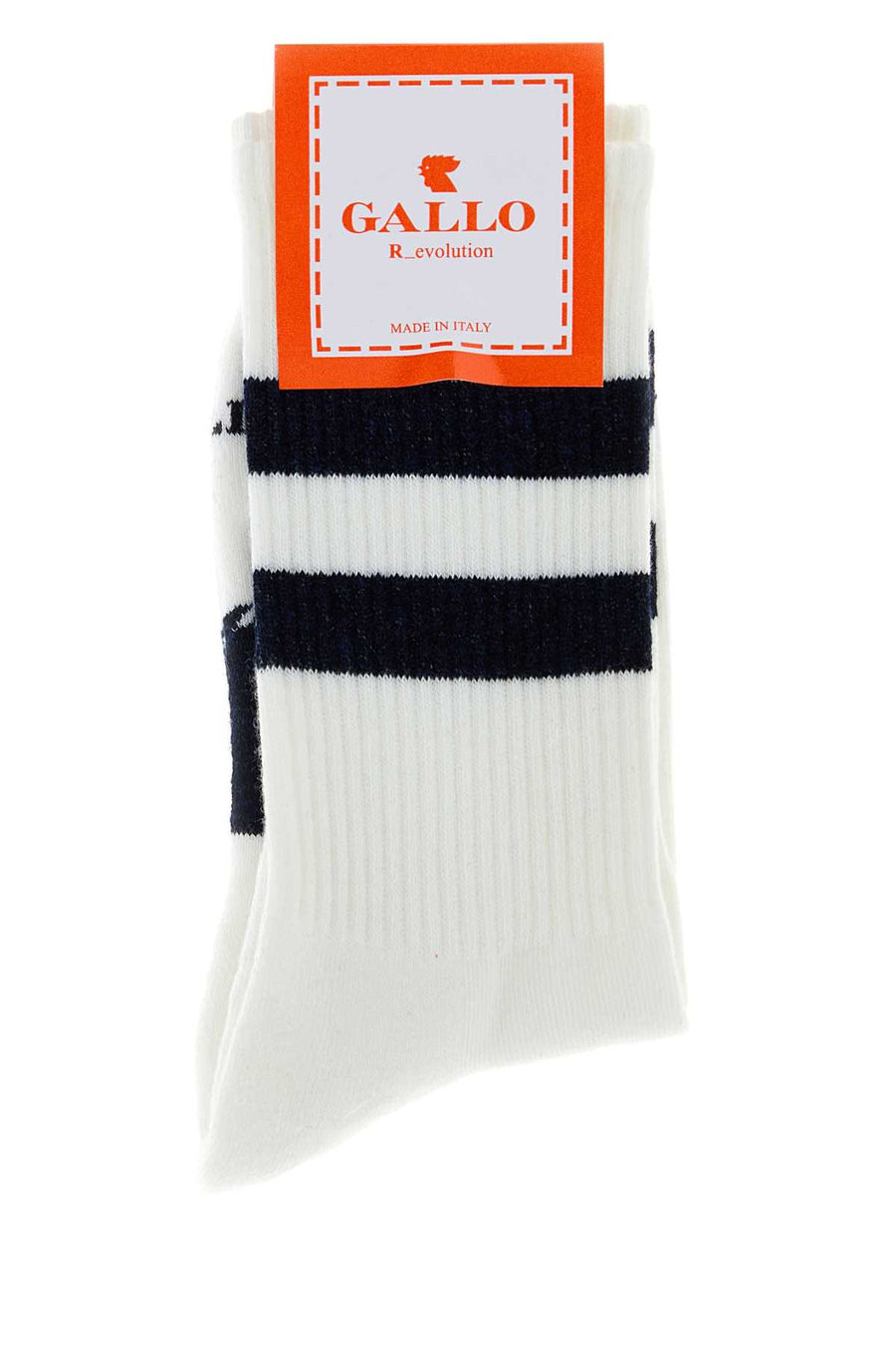 Gallo Mezza 80% Cotton socks in white