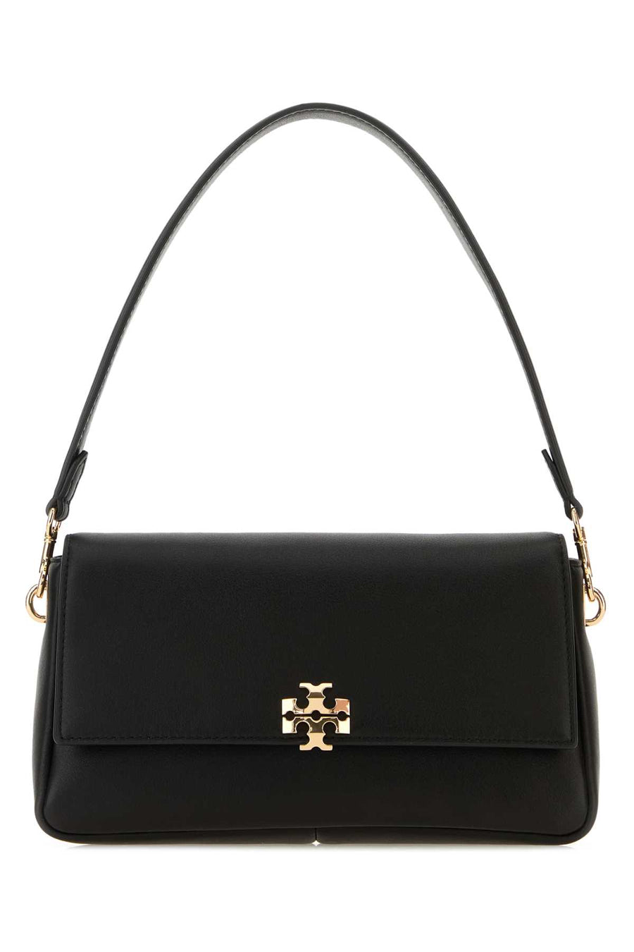 Tory Burch Shoulder Exterior: 100% Leather shoulder bag in black