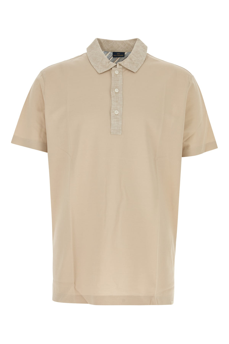 Paul & Shark 100% Cotton polo in beige