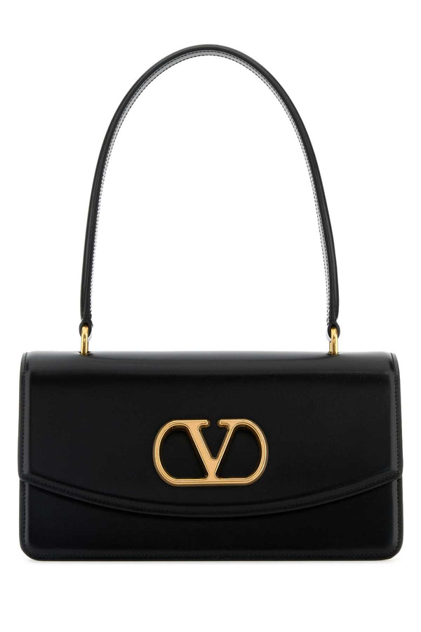 Valentino Garavani Handle Calf leather shoulder bag in black